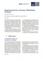 Requirements for a German "Blockchain Strategy"