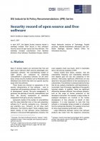 Security record of open source and free software
