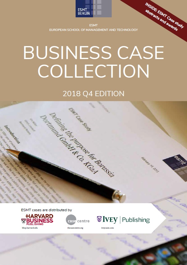 Cover of the latest ESMT Business Case Collection